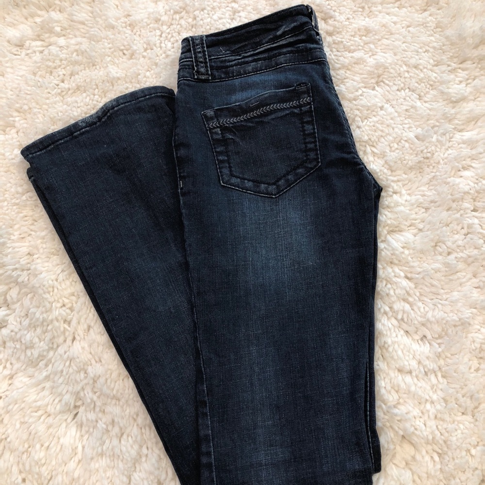 Blue Asphalt dark wash denim